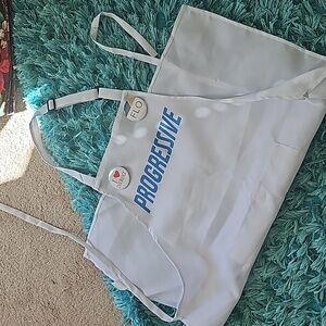 flo progressive white apron halloween costume